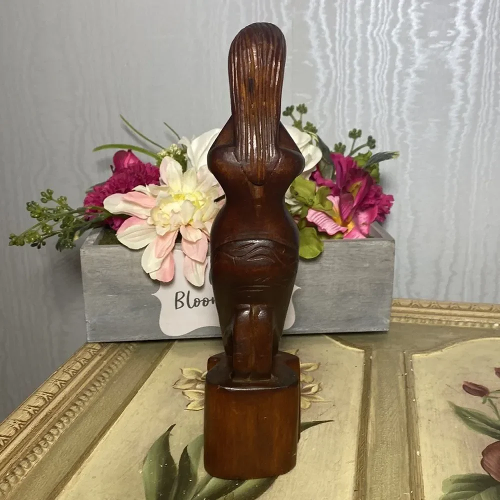 Vintage hand carved